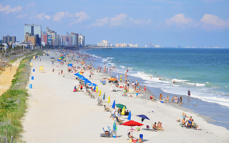 Blick über den Myrtle Strand © StacieStauffSmith Photos / shutterstock.com